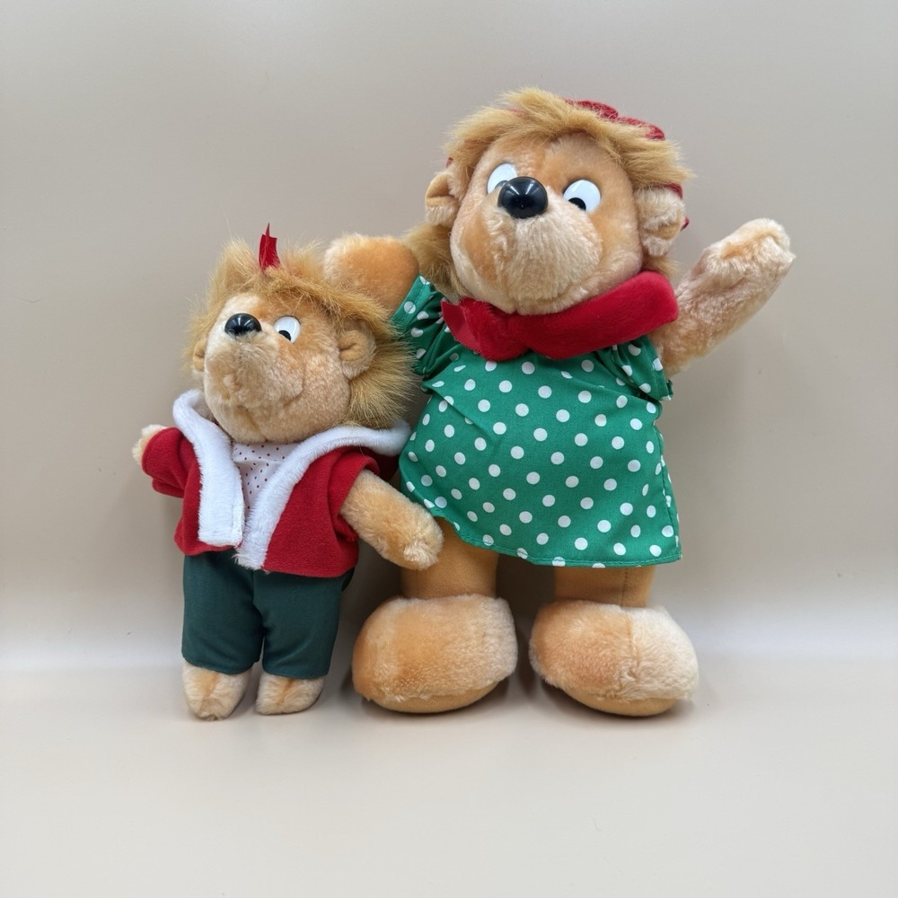 Berenstain‎ Bears Applause Mama & Brother Bear Plush Stuffed Animal Vintage 90s